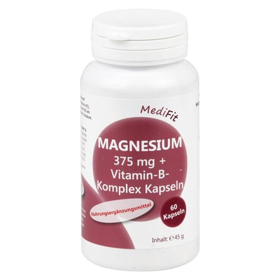 Magnesium 375 mg + Vitamin B-Komplex Kapseln