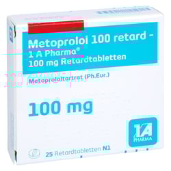 Metoprolol 100 retard-1A Pharma