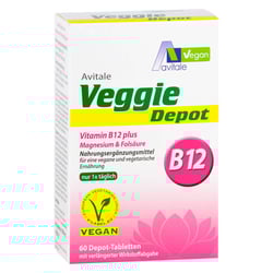 Veggie Depot Vitamin B12+Magnesium+Folsäure
