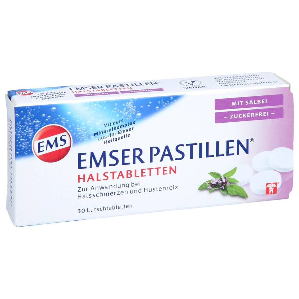 Emser Pastillen mit Salbei zuckerfrei