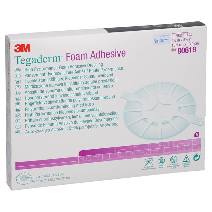 Tegaderm Foam Adhesive 13,9 cm rund 90619