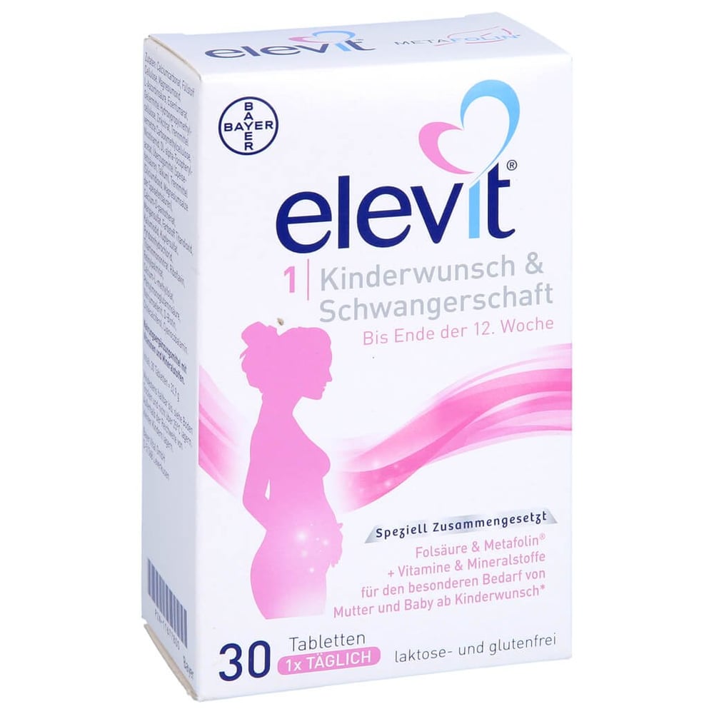 Elevit 1 Kinderwunsch & Schwangerschaft