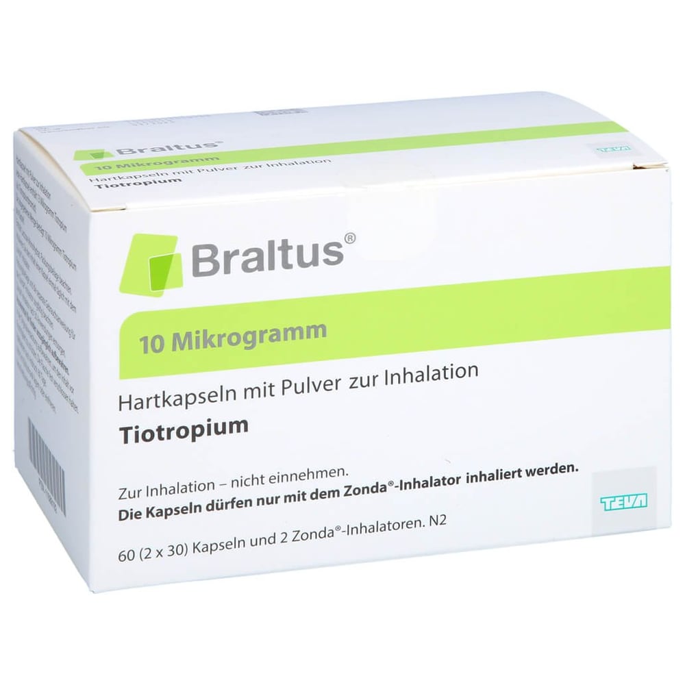 Braltus 10 Mikrogramm + Inhalator