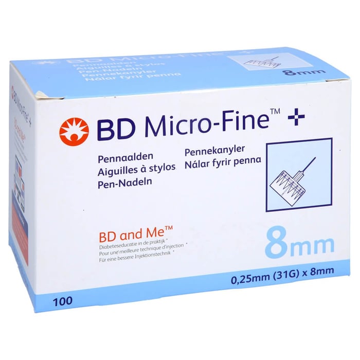 Bd Micro-fine+ Pen-Nadeln 0,25x8 mm 31 G