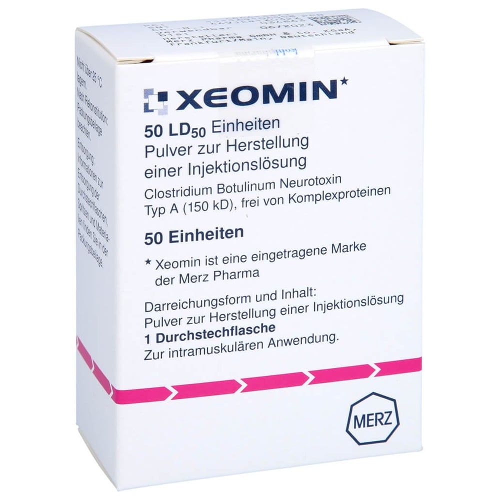 Xeomin 50 LD50 Einheiten