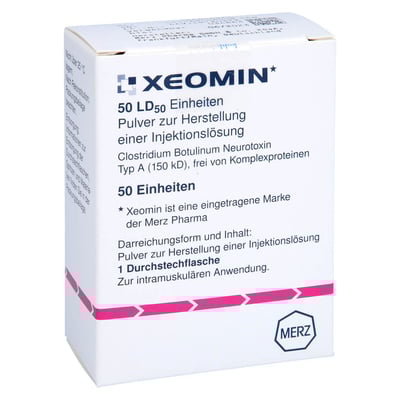 Xeomin 50 LD50 Einheiten