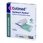 Cutimed Sorbact Gel Kompressen 7,5 x 7,5 cm