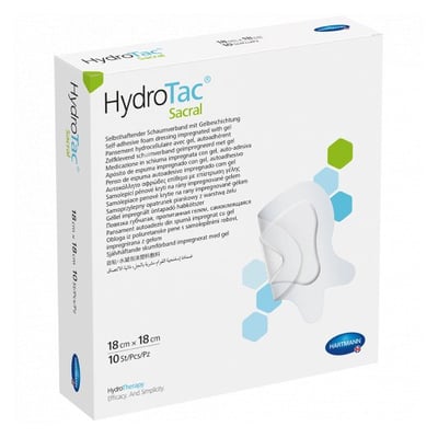 Hydrotac comfort sacral Schaumverb.18x18 cm steril