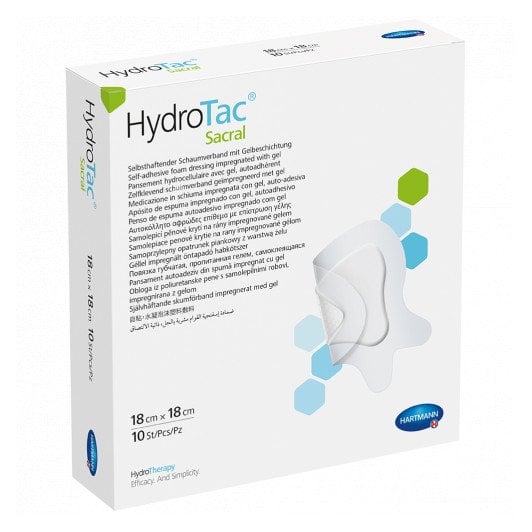 Hydrotac comfort sacral Schaumverb.18x18 cm steril