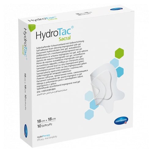 Hydrotac comfort sacral Schaumverband 18x18 cm steril Paul Hartmann Produktbild 1