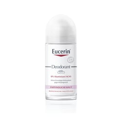 Eucerin Deodorant Roll-on Empfindliche Haut 48h 0% Aluminium