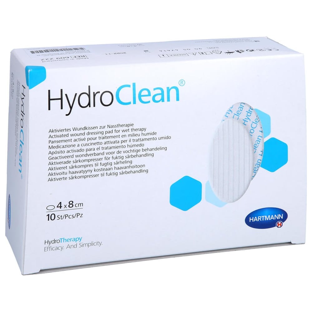 Hydroclean Kompressen 4x8 cm steril
