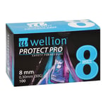 Wellion Protect Pro Safety Pen-Nadeln 8 mm Produktbild 1