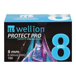 Wellion Protect Pro Safety Pen-Nadeln 8 mm Produktbild 2