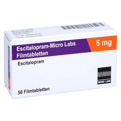 Escitalopram-Micro Labs 5 mg Produktbild 1