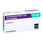 Escitalopram-Micro Labs 15 mg Produktbild 1