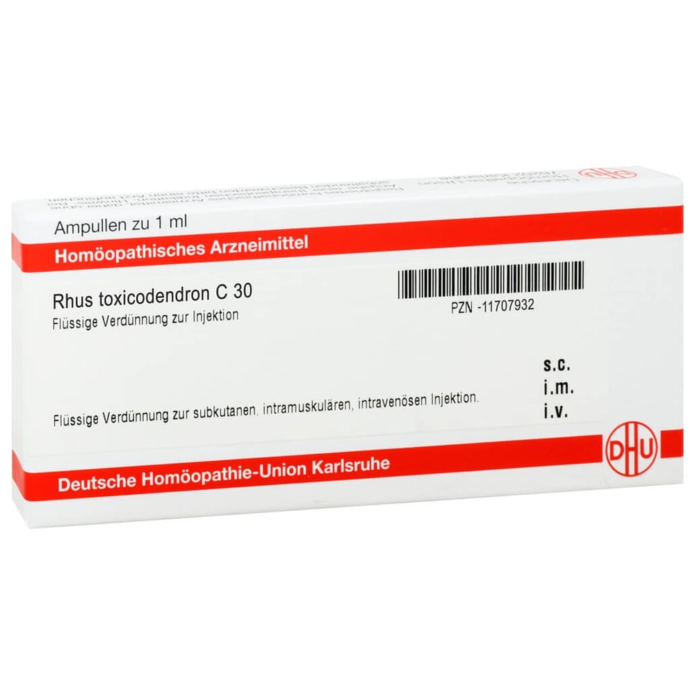 Rhus Toxicodendron C 30 Ampullen