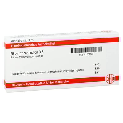 Rhus Toxicodendron D 6 Ampullen