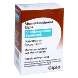 Mometasonfuroat Cipla 50 Mikrogramm/Sprühstoß