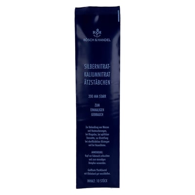SILBERNITRAT-Kaliumnitr. Ätzstäb. Ätzstift 200 mm st.