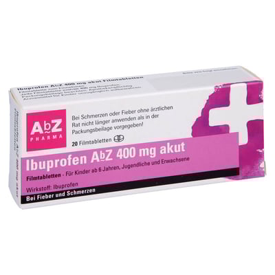 Ibuprofen AbZ 400 mg akut