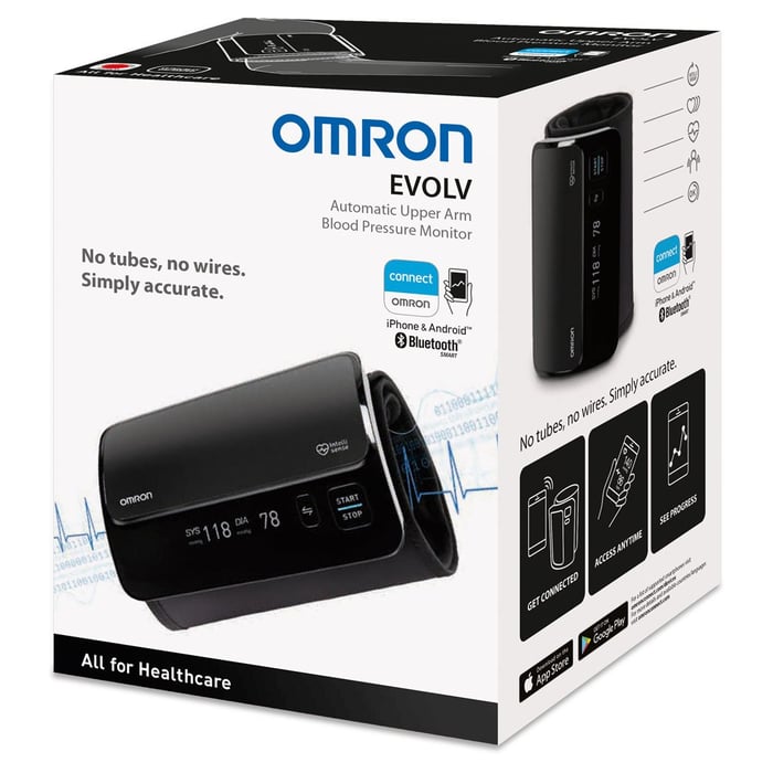 Omron Evolv all-in-one Oberarm Blutdruckmessgerät