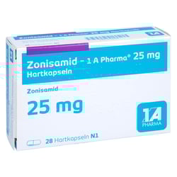 Zonisamid - 1 A Pharma 25 mg Hartkapseln