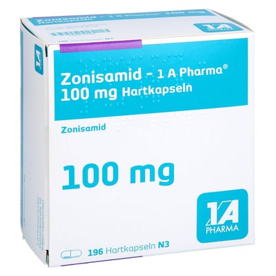 Zonisamid - 1 A Pharma 100 mg Hartkapseln