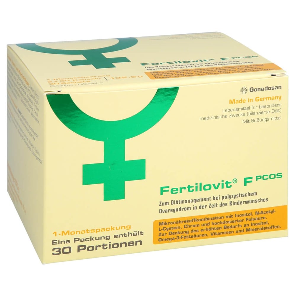 Fertilovit F PCOS 60 Kapseln + 30 Pulver-Sticks