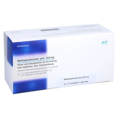 Methylprednisolon acis 250 mg P/LH.Inj/Inf- Produktbild 1