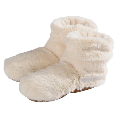 Warmies Slippies Boots Deluxe beige Größe 37-42