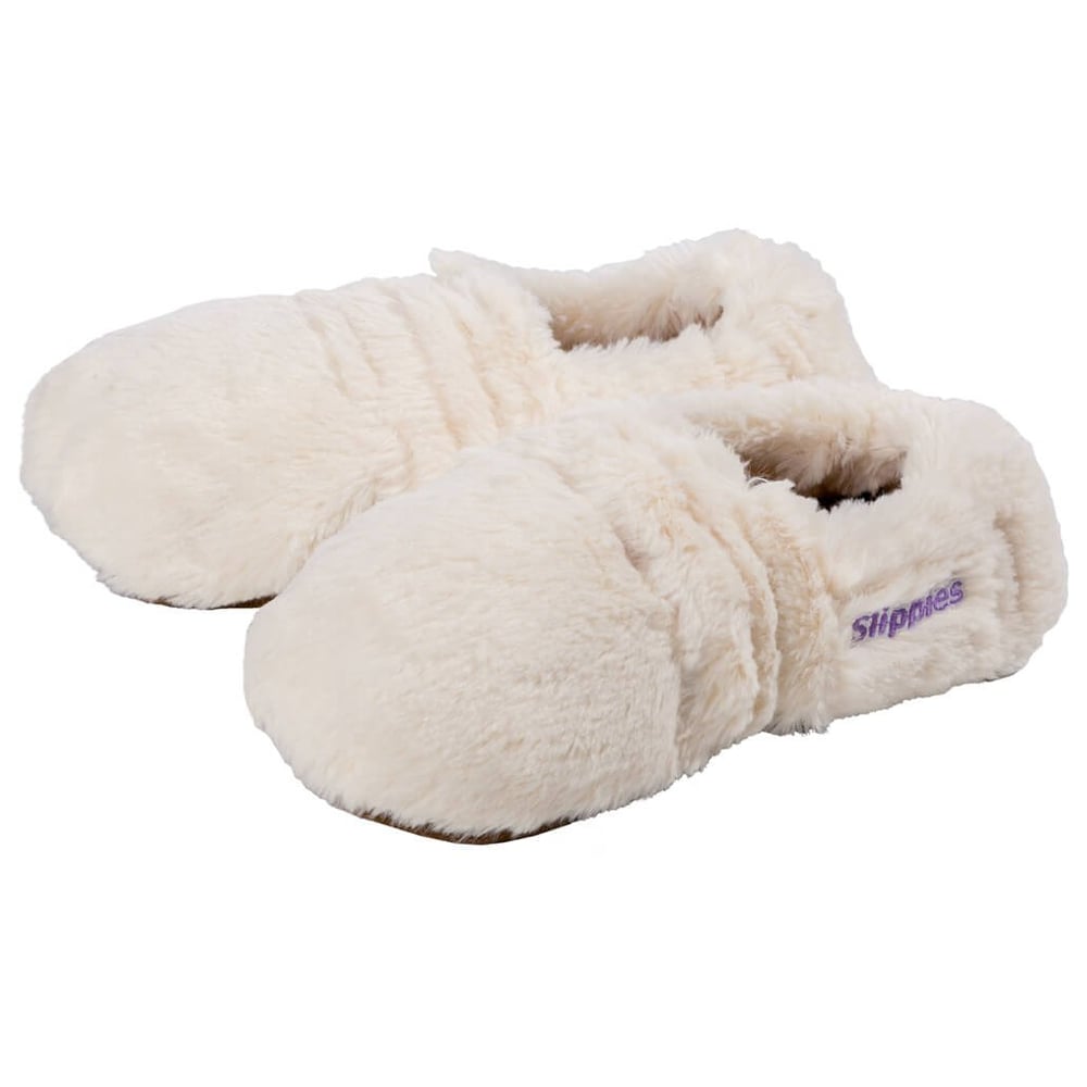 Warmies Slippies Deluxe creme Plush Gr. 36-40