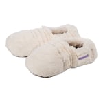 Warmies Slippies Deluxe creme Plush Größe 36-40