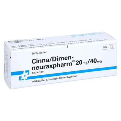 CINNA/DIMEN-neuraxpharm 20 mg/40 mg Tabletten
