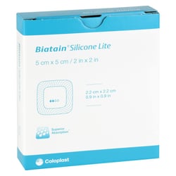 Biatain Silikon Lite Schaumverband 5x5 cm
