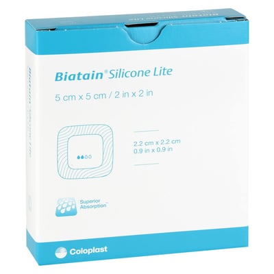 Biatain Silikon Lite Schaumverband 5x5 cm