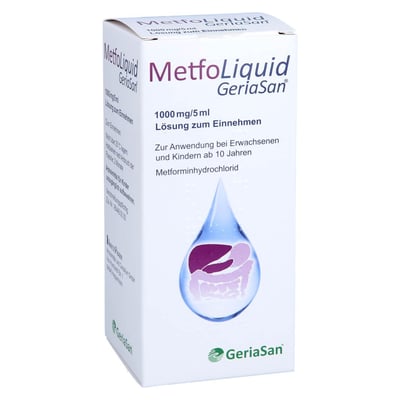 MetfoLiquid GeriaSan 1000 mg/5 ml