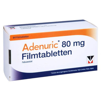 Adenuric 80 mg Filmtabletten Produktbild 1