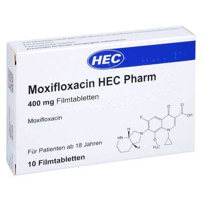Moxifloxacin HEC Pharm 400 mg Produktbild 1