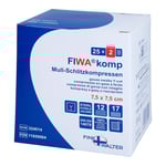 Schlitzkompressen steril 7.5x7.5cm 12-fach