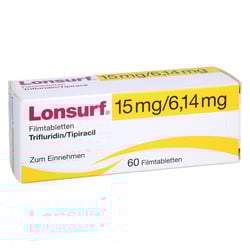 Lonsurf 15 mg/6.14 mg Filmtabletten