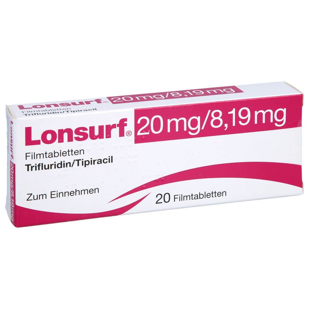 Lonsurf 20 mg/8.19 mg Filmtabletten