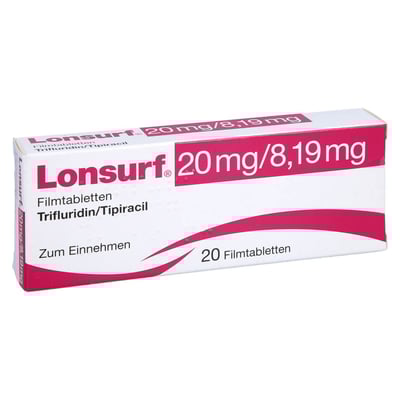 Lonsurf 20 mg/8.19 mg Filmtabletten