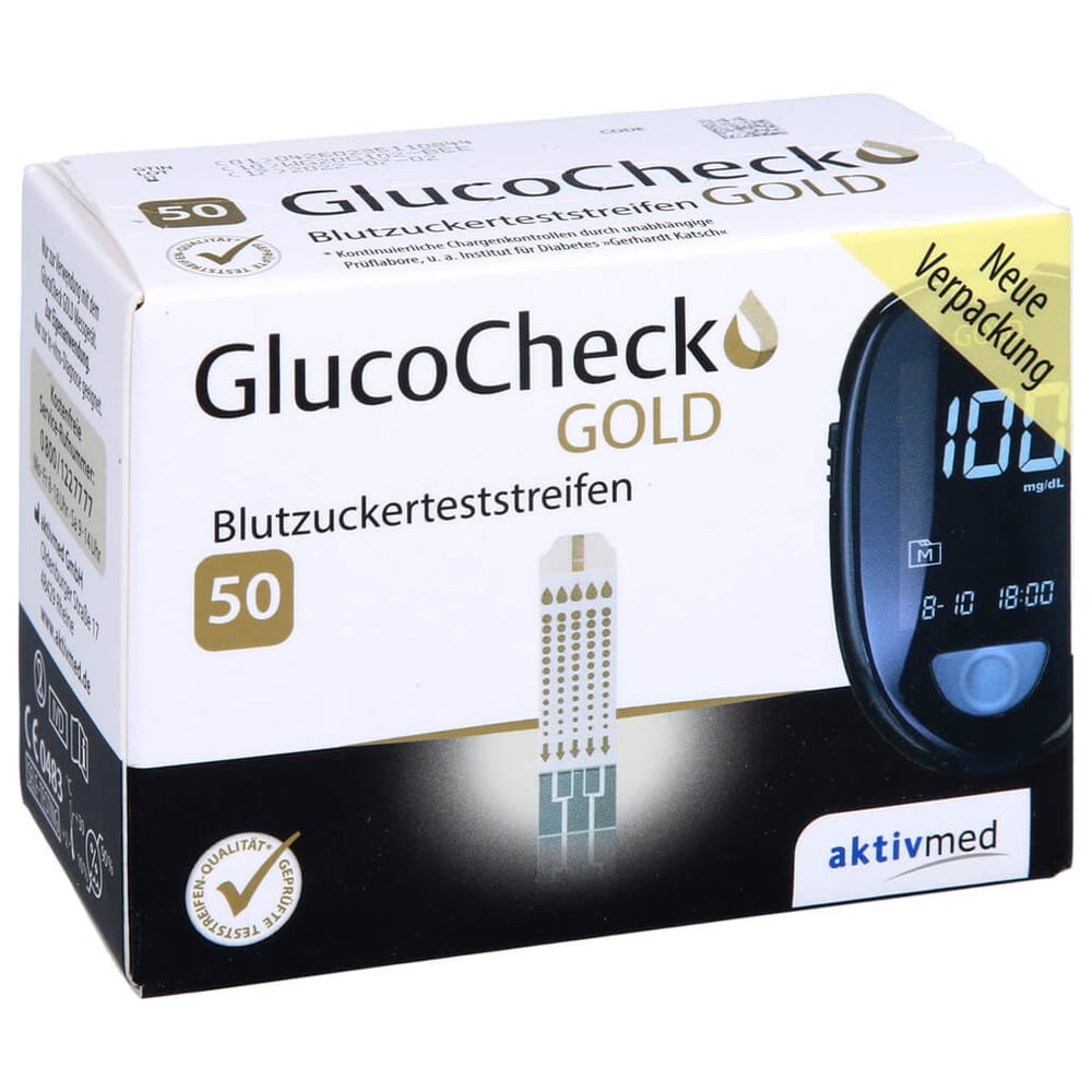 Glucocheck Gold Blutzuckerteststreifen