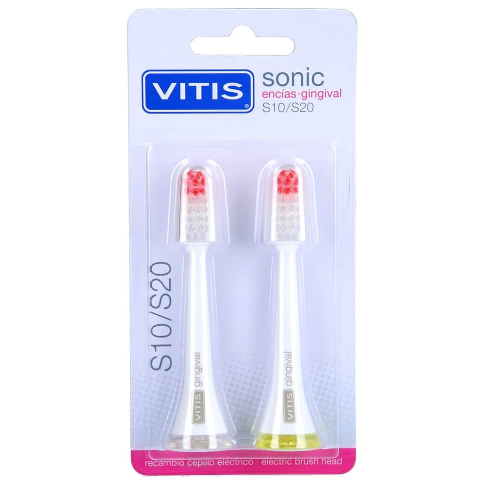 Vitis sonic Ersatzkopfbürsten gingival