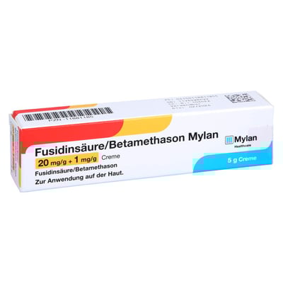 FUSIDINSÄURE/BETAMETHASON Mylan 20 mg/g+1 mg/g Cr.