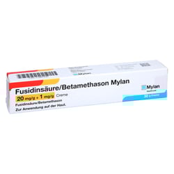 FUSIDINSÄURE/BETAMETHASON Mylan 20 mg/g+1 mg/g Cr.