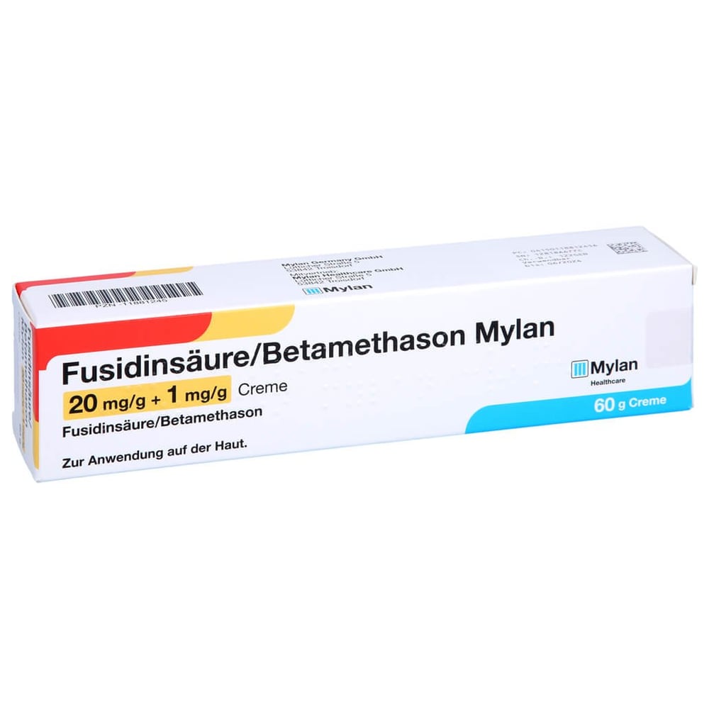 FUSIDINSÄURE/BETAMETHASON Mylan 20 mg/g+1 mg/g Cr.