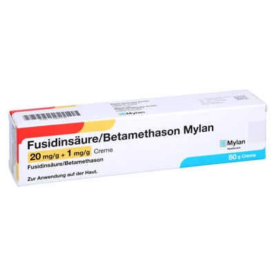 FUSIDINSÄURE/BETAMETHASON Mylan 20 mg/g+1 mg/g Cr.