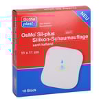 OsMo Sil-plus Silikonauflage 11X11cm steril